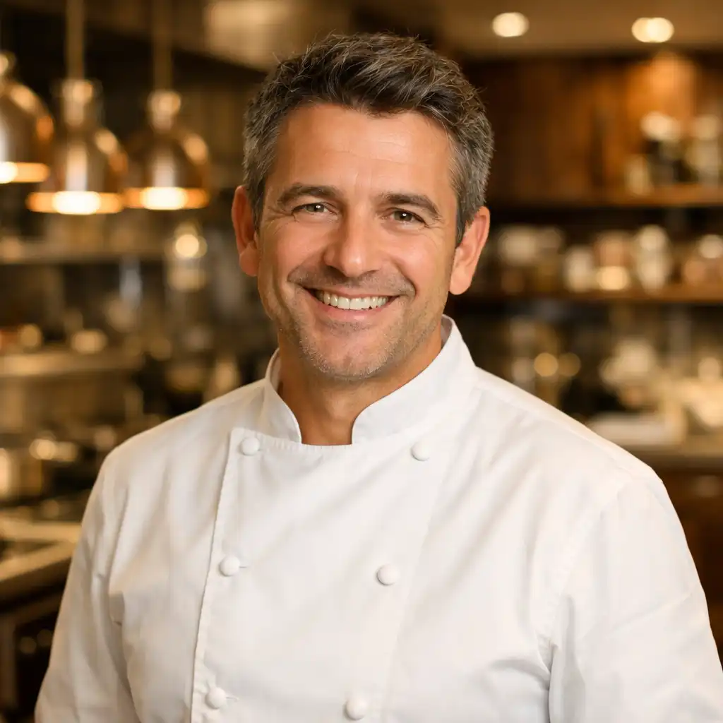 Portrait du chef étoilé de Carnet Dessaveurs