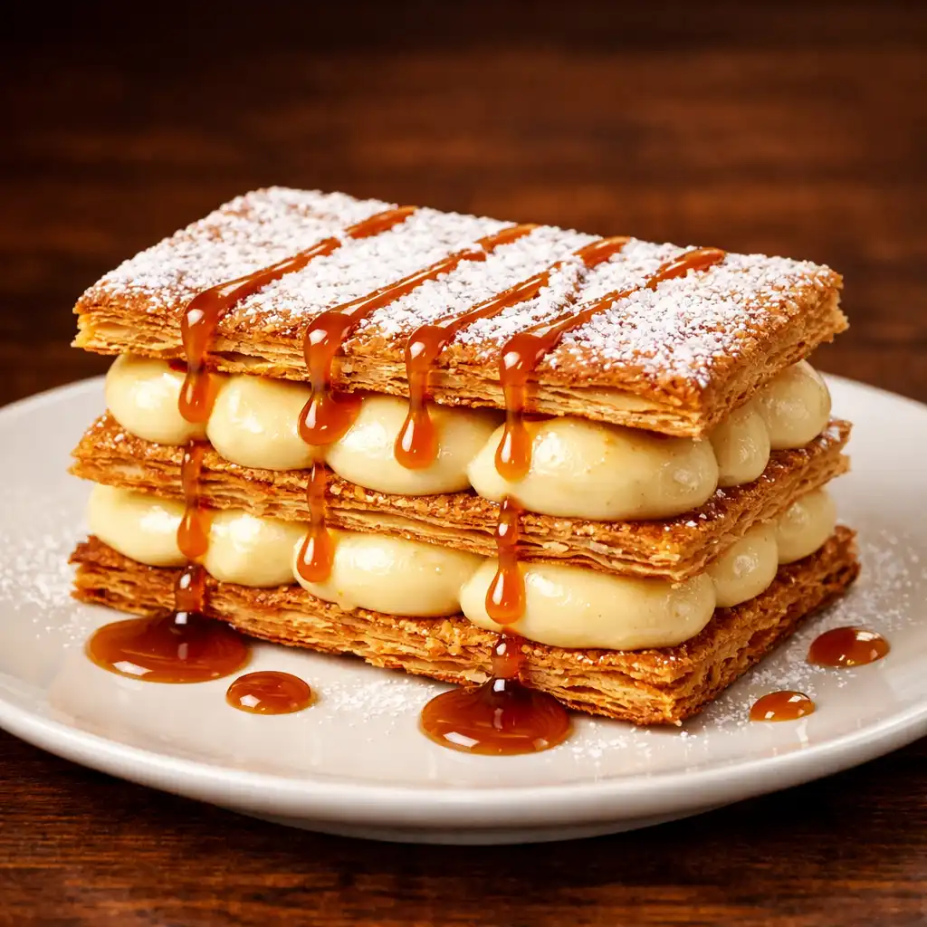 Millefeuille à la vanille de Tahiti
