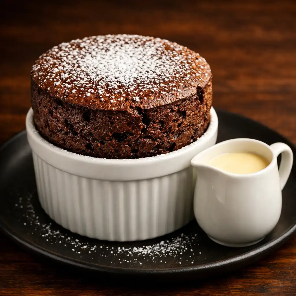 Soufflé au chocolat grand cru