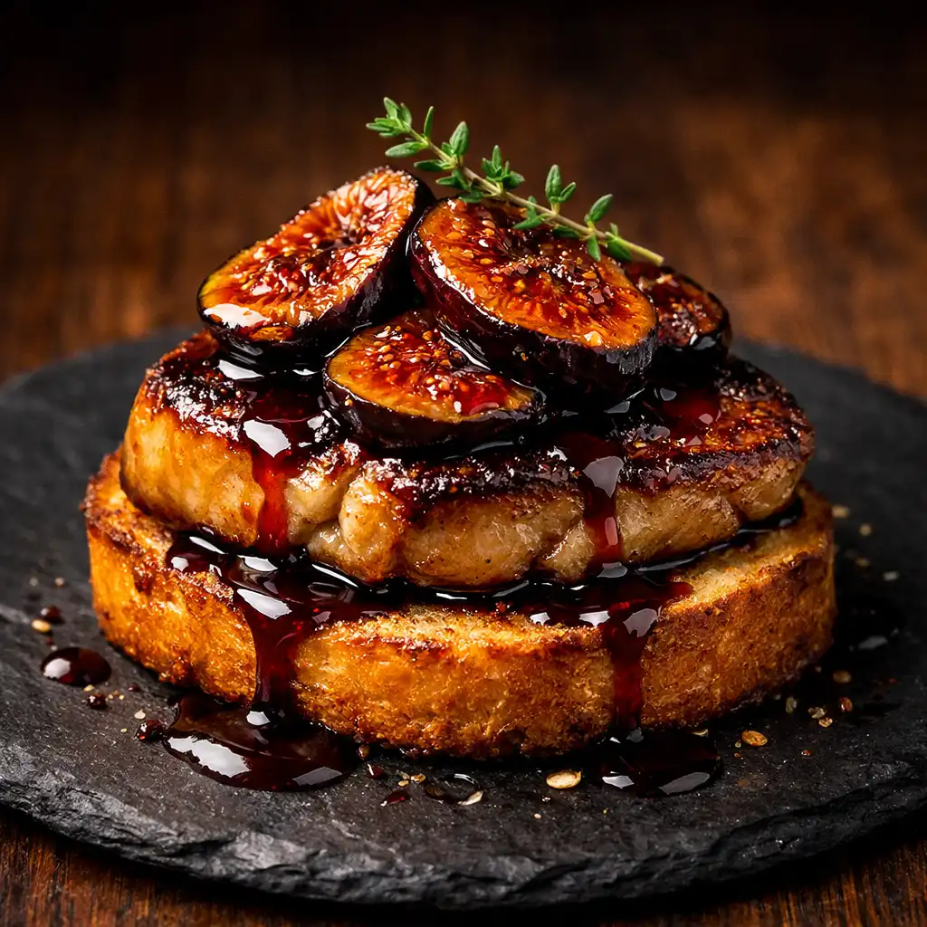 Foie gras poêlé aux figues