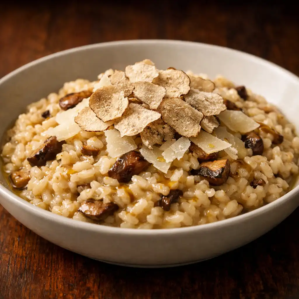 Risotto aux cèpes et parmesan
